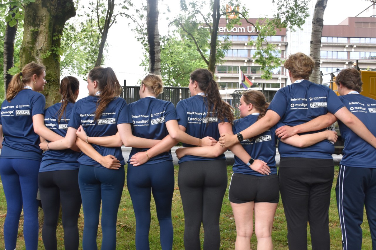 Medigo sponsort MFVU tijdens de UMC Run 2025