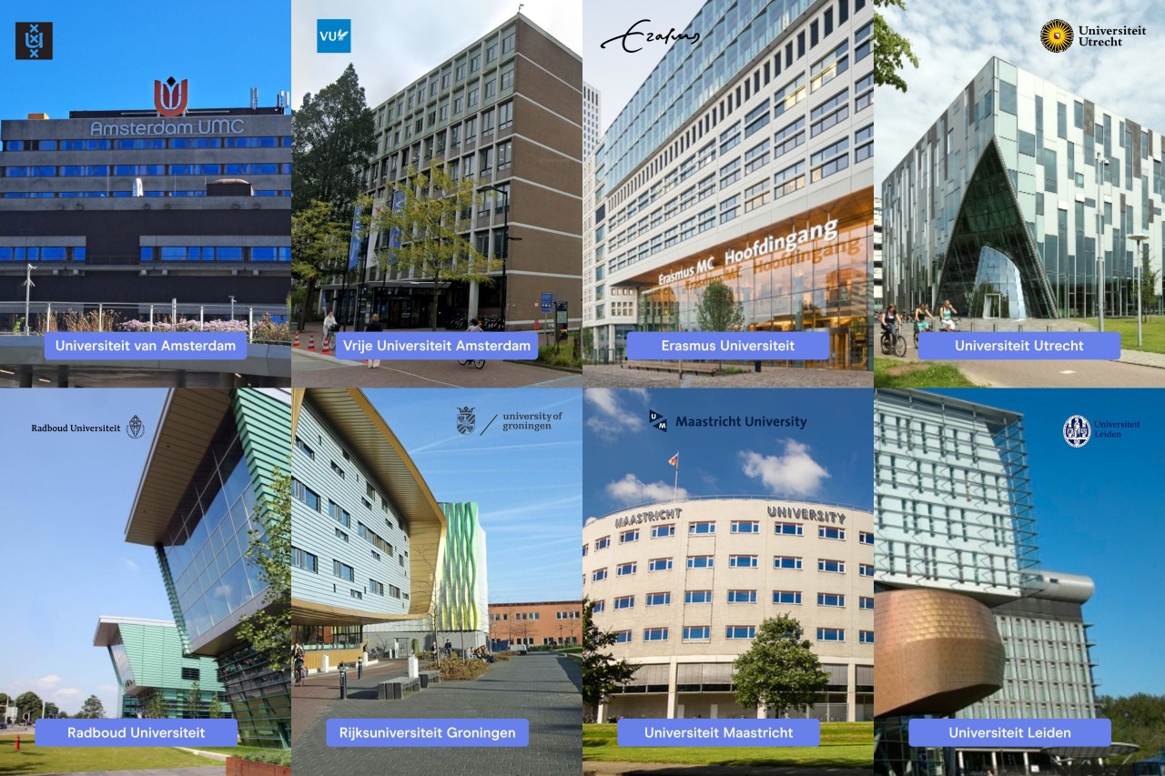 Universiteiten in Nederland met studie geneeskunde toelating 2026